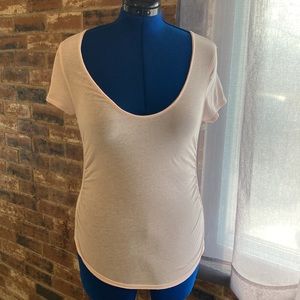 We the Free Pale Pink Tee— Size Medium